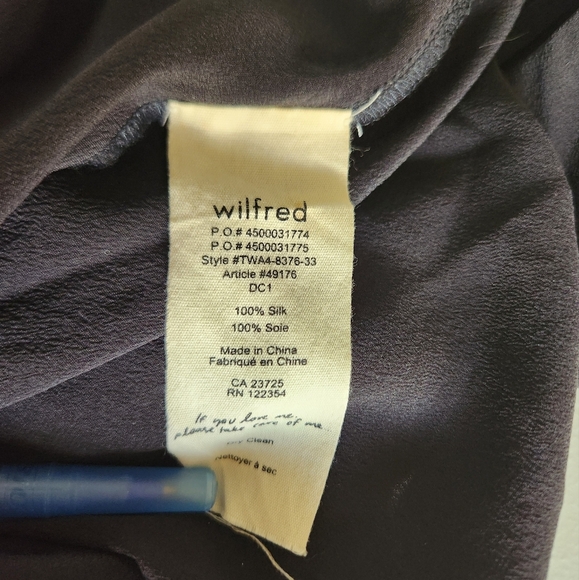 Aritzia Wilfred Womens |0| Black 100% Silk Sleeveless Midi Dress - Picture 6 of 6